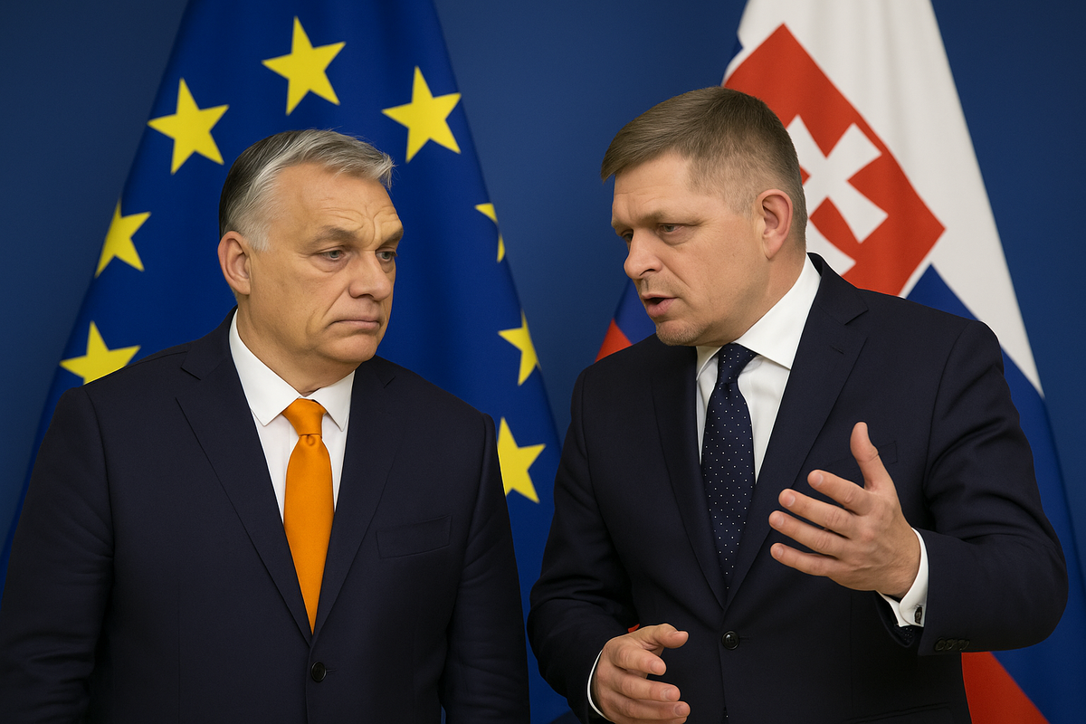 Hungarian Prime Minister Viktor Orbán and Slovakian Prime Minister Robert Fico 