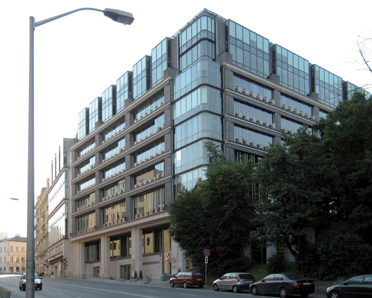 Building of the Warsaw Stock Exchange (WIG)