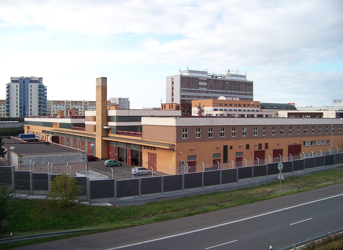The Rozvadovska spojka building of the Czech intelligence agency