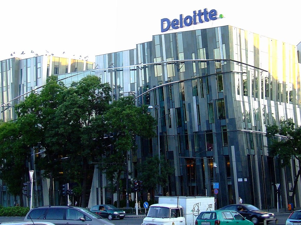 The Deloitte Building in Budapest, Hungary