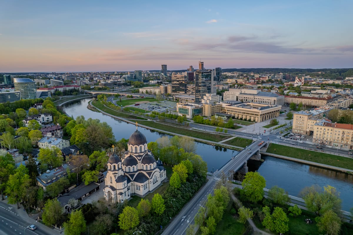 The Lithuanian Parliament Seimas in Vilnius, Lithuania