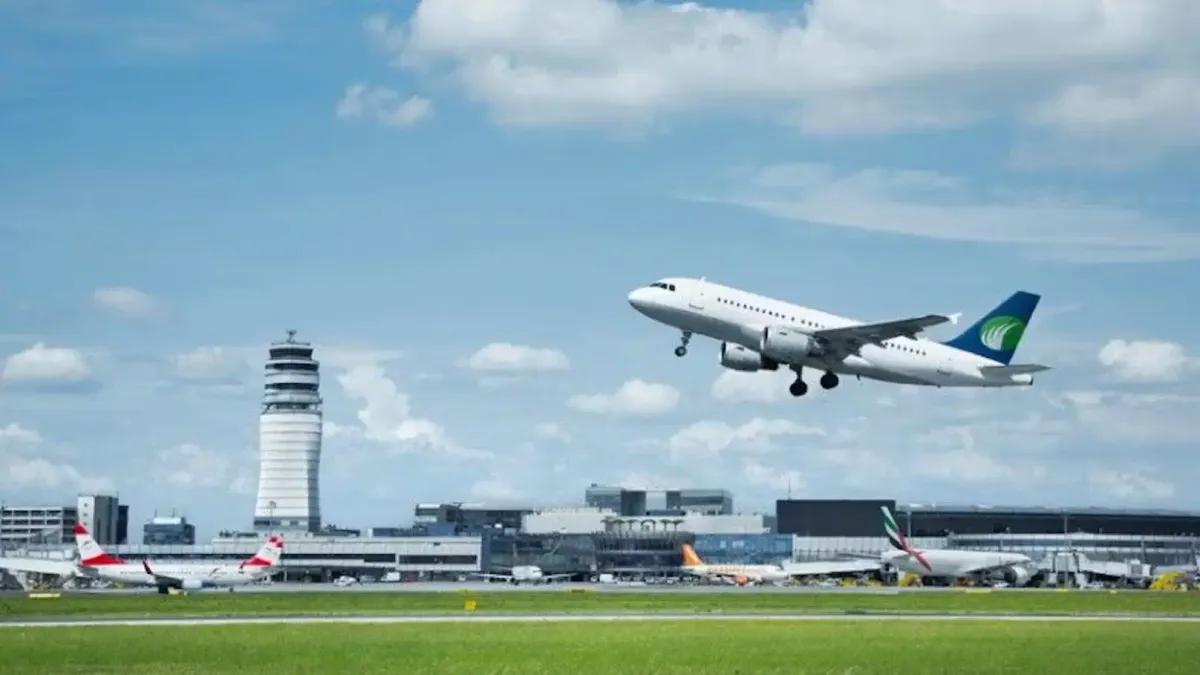 Shot of Vienna airport