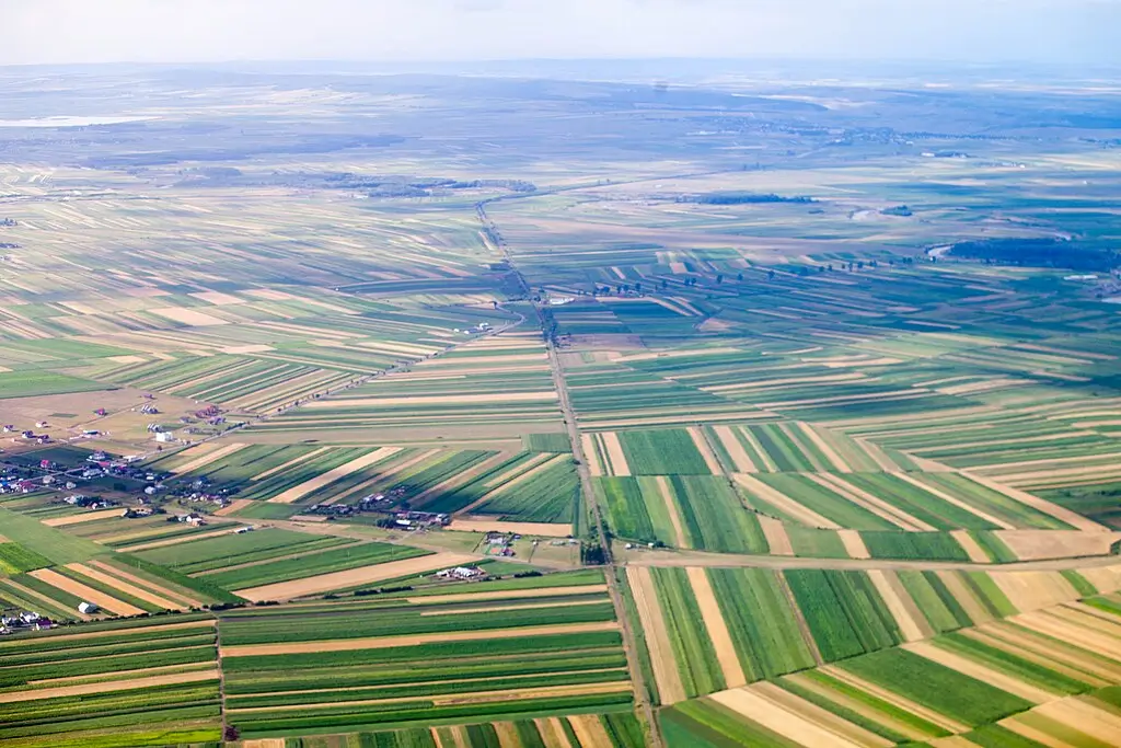 Agricultural land in Romania, in the neighbourhood of Suceava
