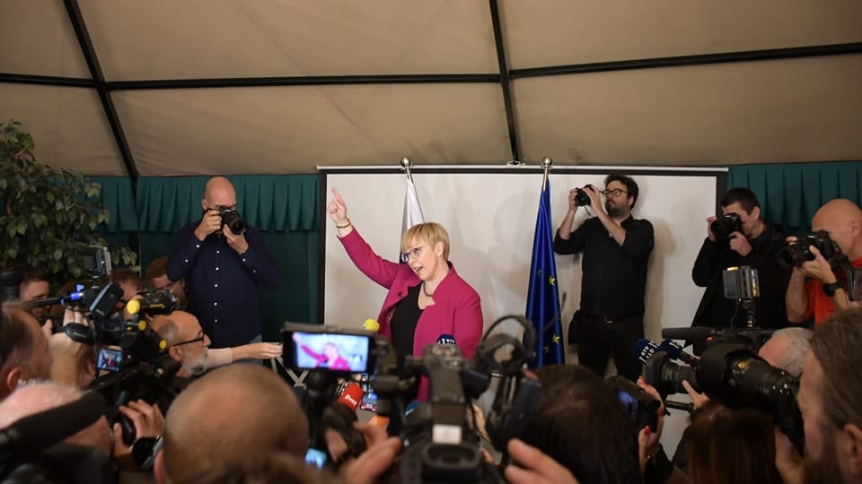 Slovenia elects first female president