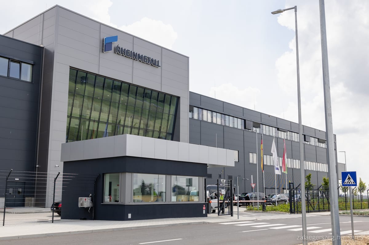 Rheinmetall opens 'Europe's most modern and finest tank factory' in Hungary