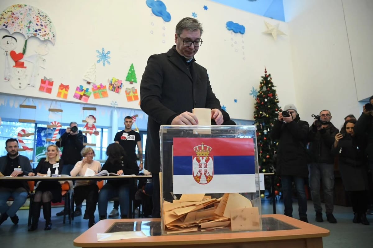 Vucic wins in Serbia with left alliance SPN second
