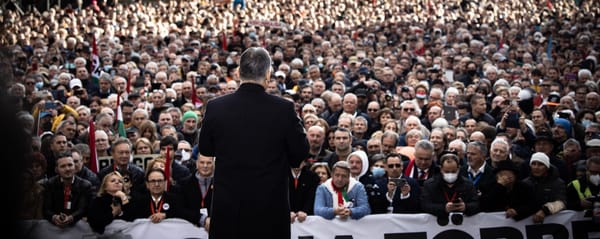 Viktor Orbán, the Prime Minister of Hungary, gives a speech