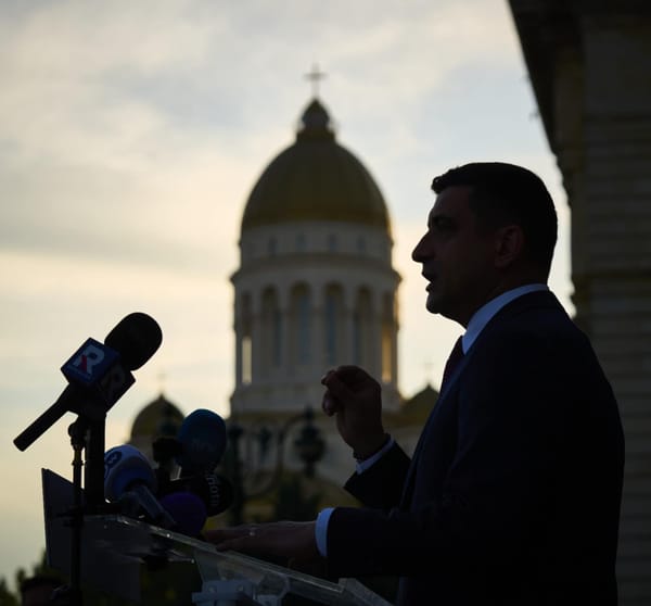 George Simion, winner of the first round of Romania's presidential election