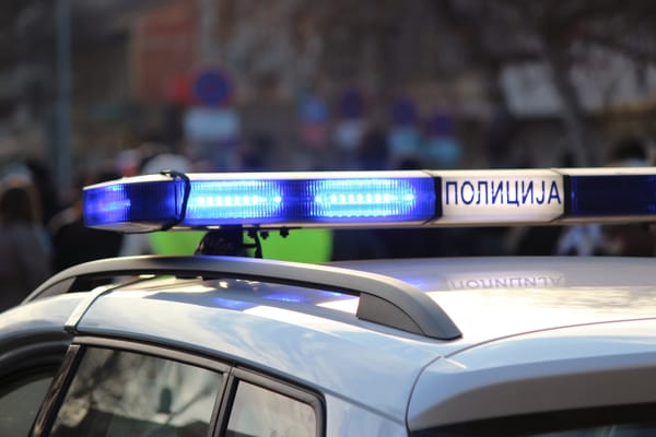 Serbian police car
