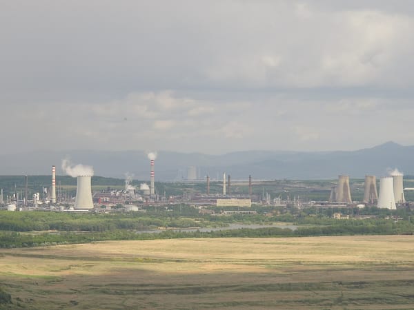 The Litvinov refinery, north Czechia