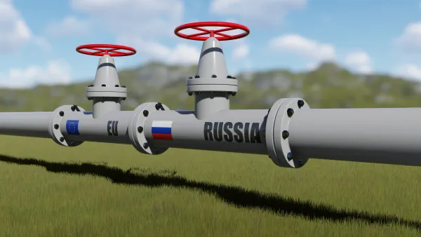 Visual depiction of EU–Russia oil connections