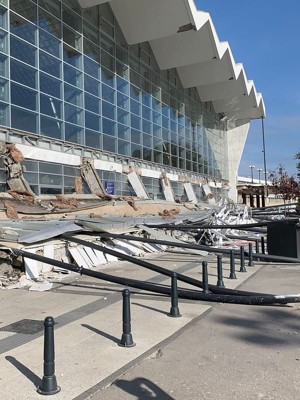 Picture of Novi Sad canopy collapse