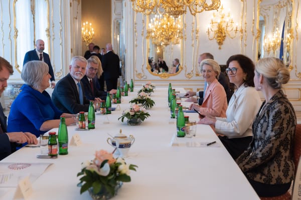 EU law will fast-track arms making in Europe, von der Leyen announces in Prague