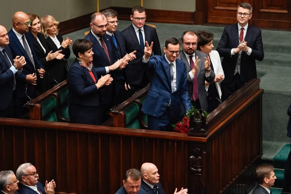 Tusk in wings as Morawiecki exits stage right